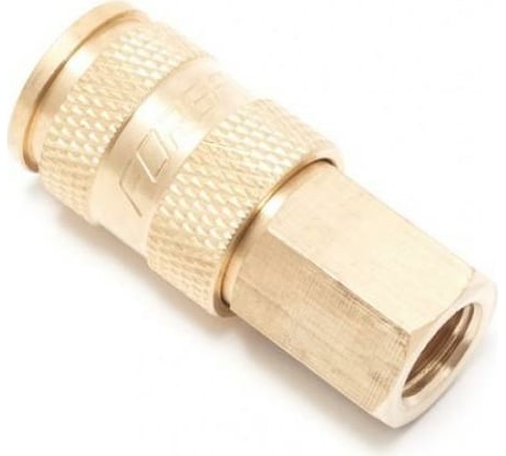 Быстроразъем пневматический Forsage латунный с клапаном 3/8" F-BSE1-3SF(6733)