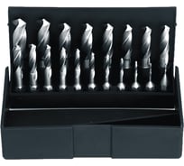 Набор бит-свёрл спиральных № 2010SA (19 шт; 1-10 мм; шаг 0.5 мм; HSS) ZIRA ZI-752023