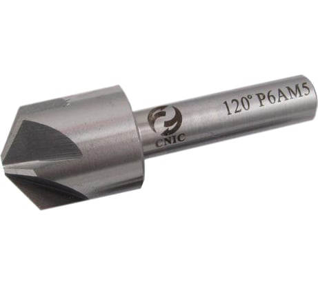 Зенковка (20x24x60 мм; конус 120 градусов; d хв=10 мм; Р6АМ5; ц/х; Z=6) CNIC 44925
