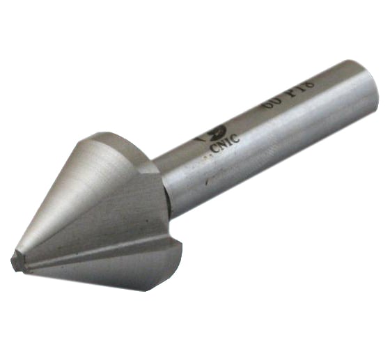 Зенковка (8x12x48 мм; конус 60 градусов; d хв=8 мм; Р18; ц/х; Z=3) CNIC 52748