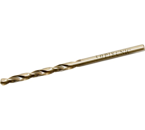 Сверло по металлу с вышлифованным профилем (3.0 мм; ц/х; Р18) CNIC 31393 1