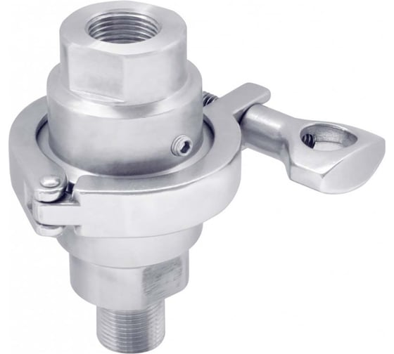 Разделитель мембранный РОСМА РМ-К11G штуцерное присоединение G1/2 c клэмповым хомутом 1 ВР/НР нержавеющая сталь D070-06014 1