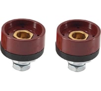 Панельная розетка энаргит 70-95мм (2 шт) класс В, цвет красный П70-95-2-B-R