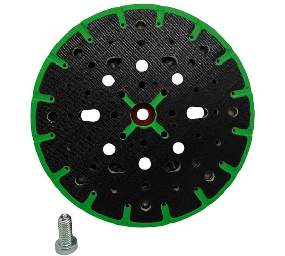 Шлифовальная опора Speed Phantom 150мм жесткая, короткий крючок, 67 отв. QD180 1