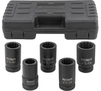 Головки ударные глубокие Forcekraft набор 5 предметов, 1 (12 граней) FK-8051-9MPB(57474)