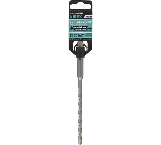 Бур Profi SDS+ NIREX 6x160 NDP-0601 1