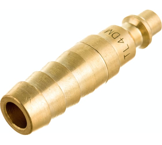 Быстроразъемное соединение D ISO 6150 B (рапид "папа" - елочка 1/2"; латунь) TITAN LOCK TL4DMH-B