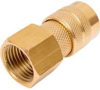 Быстроразъемное соединение D ISO 6150 B (рапид "мама" - внутренняя резьба 1/2"; латунь) TITAN LOCK TL4DF-B