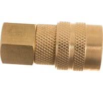 Быстроразъемное соединение D ISO 6150 B (рапид "мама" - внутренняя резьба 3/8"; латунь) TITAN LOCK TL3DF-B
