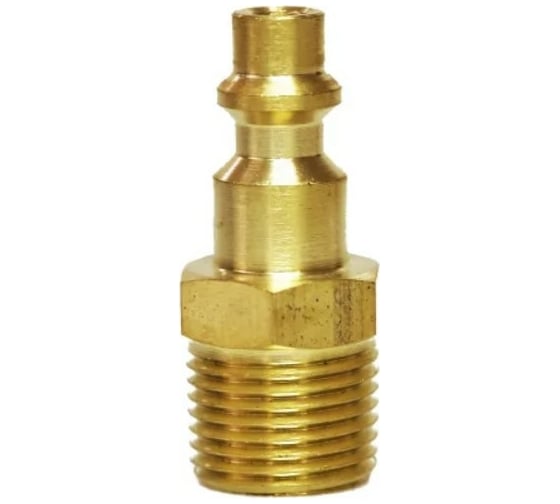 Быстроразъемное соединение D ISO 6150 B (рапид "папа" - наружная резьба 3/8"; латунь) TITAN LOCK TL3DMS-B 1