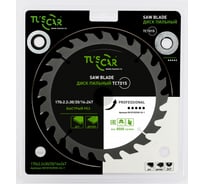 Диск пильный TUSCAR TCT015, Professional, 170х30/20/16x24T, дерево 5010152920-24-1