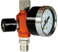 Регулятор давления WALCOM соединение F 1/4-М 1/4, с манометром, осевое крепление М 1/8, 0 - 10 бар 90197/W