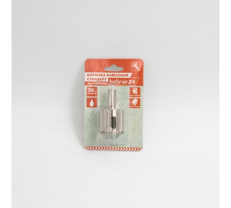 Коронка алмазная по стеклу и кафелю 30 мм Bohrer 32050300