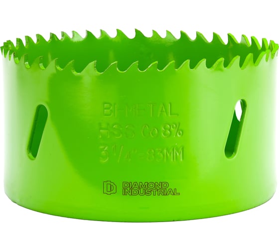Коронка биметаллическая Diamond Industrial проф. 83 мм BIM HSS-Co 8% DIDBIMCO883