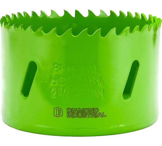 Коронка биметаллическая Diamond Industrial проф. 70 мм BIM HSS-Co 8% DIDBIMCO870