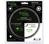Диск пильный TUSCAR TCT115, Professional, 216х32/30/20x80T, алюминий 5011153229-80-1