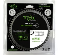 Диск пильный TUSCAR TCT215, Professional, 185х30/20/16x60T, ламинат 5012152923-60-1