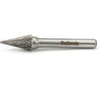 Борфреза Beltools коническая (M) 4 твердосплавная ВК8 dхв-ка=4 мм Х-образная насечка ri.378.6