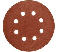 Шлифовальный диск PREDA Р40 125 мм (8 отверстий), 1 шт SDP40-8OTV-1