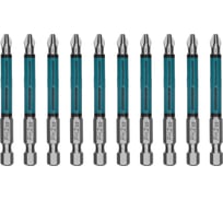 Бита GROSS PH2х70 мм сталь S2 кругл. отрывн. 10 шт 112162