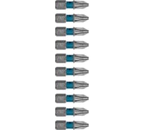 Бита PH2х25мм GROSS сталь S2 шестигр. 10 шт.// 113030