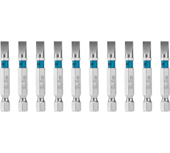 Бита GROSS SL6.0, 50мм, сталь S2, шестигр., 10 шт 113026 1