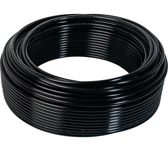 Трубка пневматическая полиэтиленовая NBPT PE 12-9-50м (черн.) 78208