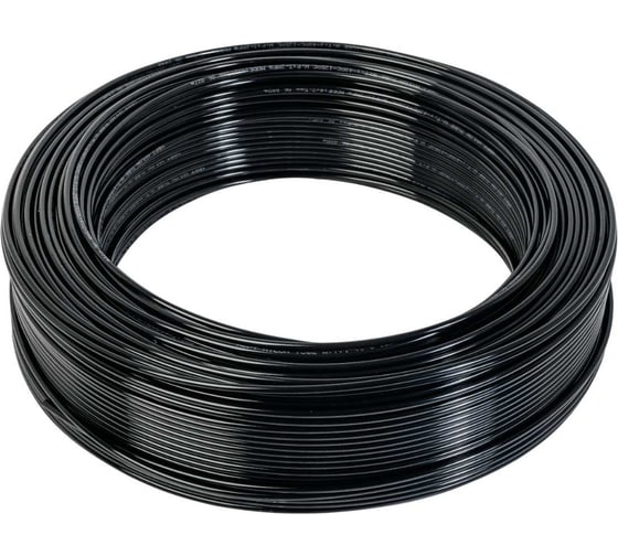 Трубка пневматическая нейлоновая NBPT NY 6-4 50м PA6 (черн.) 77959 1