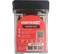 Набор HIMTEX 10 бит + держатель, в боксе с креплением на ремень, 50мм BITSSET1150