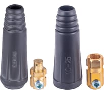 Разъем кабельный Diamond Industrial DKJ10-25 200А папа-мама кабельная для сварочного аппарата DIDSVDX1025-2