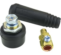 Разъем кабельный Diamond Industrial DKJ35-50 315А папа-мама для сварочного аппарата DIDSVDX3550