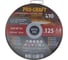 Набор дисков отрезных по металлу PROCRAFT 125x1.0x22.2, макс. 12200 об/мин 10 шт CD125x1.0b 15