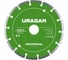 Диск алмазный отрезной сегментный Uragan UNIVERSAL 180 мм 36705-180 1