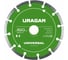 Диск алмазный отрезной сегментный Uragan UNIVERSAL 150 мм 36705-150 1