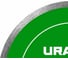 Диск алмазный отрезной сплошной Uragan CERAMO 125 мм 36707-125 3