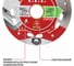 Диск алмазный отрезной ультратонкий P.I.T. DRUA 125x22.2x1.1 мм сухой/мокрый рез ACTW11-0125B 7