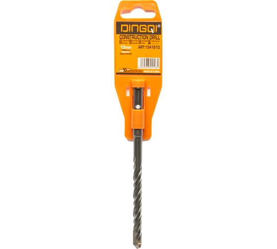 Бур по бетону, кирпичу DINGQI 10х160 мм, SDS-Plus 1341610
