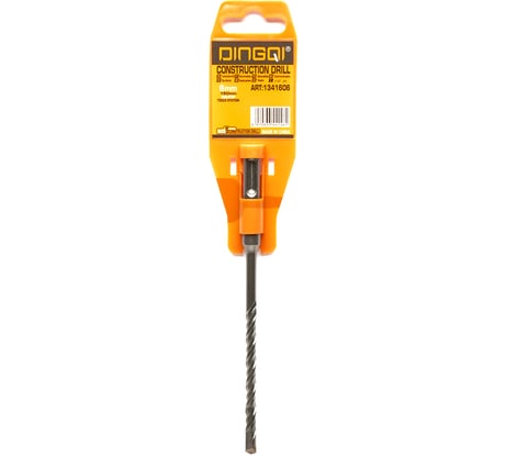 Бур по бетону, кирпичу DINGQI 6х160 мм, SDS-Plus 1341606