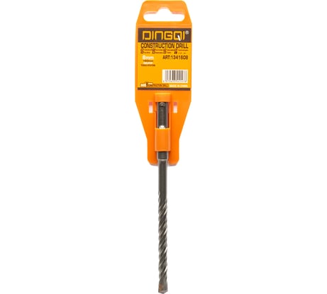 Бур по бетону, кирпичу DINGQI 8х160 мм, SDS-Plus 1341608