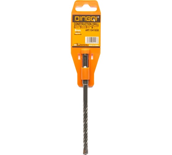 Бур по бетону, кирпичу DINGQI 8х160 мм, SDS-Plus 1341608