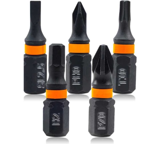 Набор бит DINGQI 25mm/PZ0/PZ1/PZ2/PZ3/PZ4 AD06101