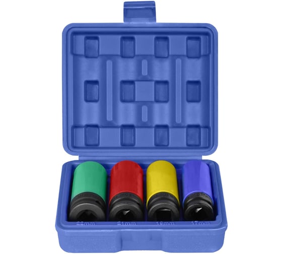 Набор ударных головок БелАК 1/2, 4 предмета БАК,07125 1