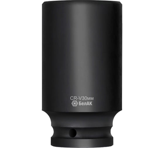 Ударная шестигранная глубокая головка БелАК 30 мм, 1/2 БАК,07166 1