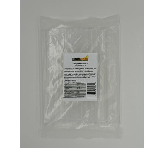 Клеевые стержни ПрофКлей -8510 прозрачные 11х200 мм 25 шт 500 г RU.11.50.2T 1