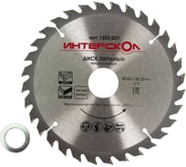 Диск пильный для дерева, МДФ, ДСП Интерскол чистый пропил, 165x30/20-32Т 1202.029