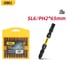 Набор двухсторонних торсионных бит DELI SL6/PH2 10шт DL252202D (сталь S2, длина 65мм) 183620 1