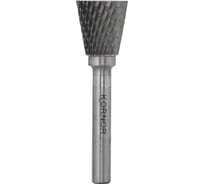 Бор-фреза KORNOR N1010BM06 обратный конус (2-ая насечка) 442101006
