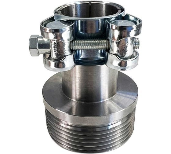 Адаптер с силовым хомутом на патрубок генератора STACORT 25мм, резьба 1 1/2 AD-25-35S 1