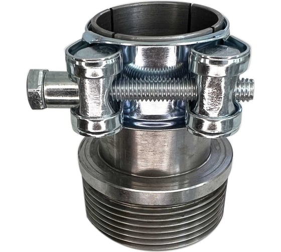 Адаптер с силовым хомутом на патрубок генератора STACORT 32мм, резьба 1 1/2 AD-32-35S 1