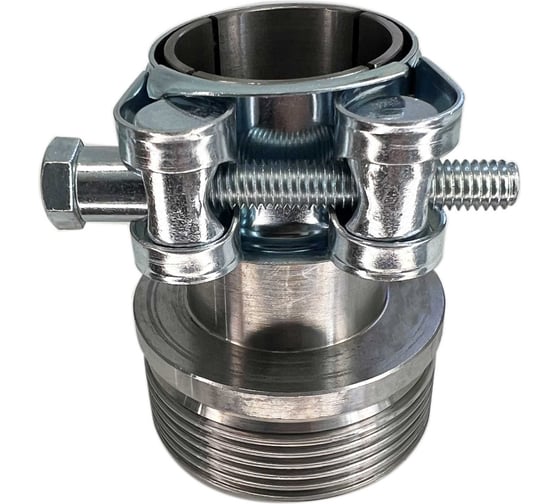 Адаптер с силовым хомутом на патрубок генератора STACORT 28мм, резьба 1 1/2 AD-28-35S 1